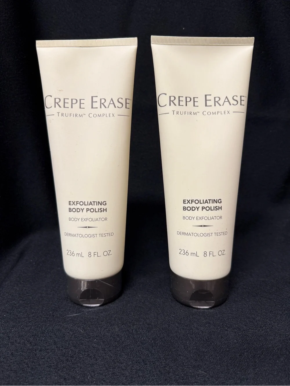 Crepe Erase Exfoliating Body Polish - Cream (8 fl oz). SET OF TWO! Sealed tubes - Picture 1 of 3